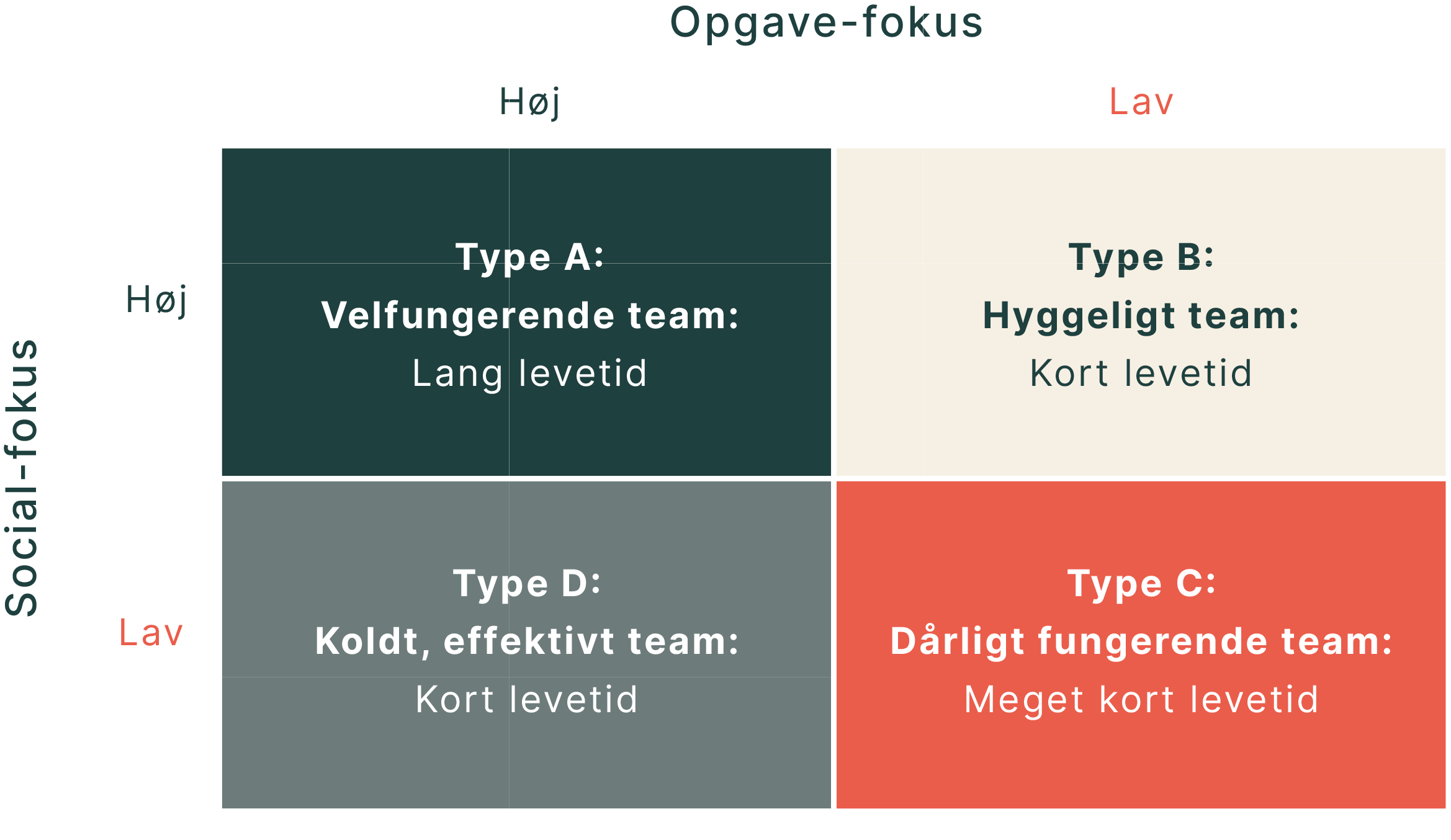 Opgavefokus og socialfokus