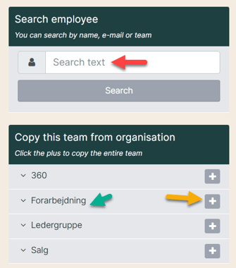 Add WPA team or employee