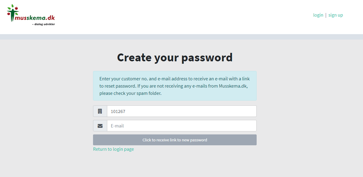 create password