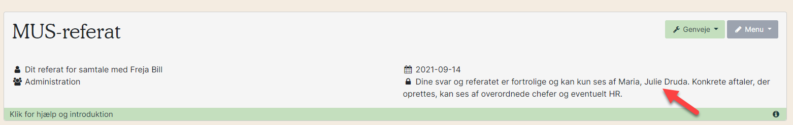 Hvem kan se besvarelser