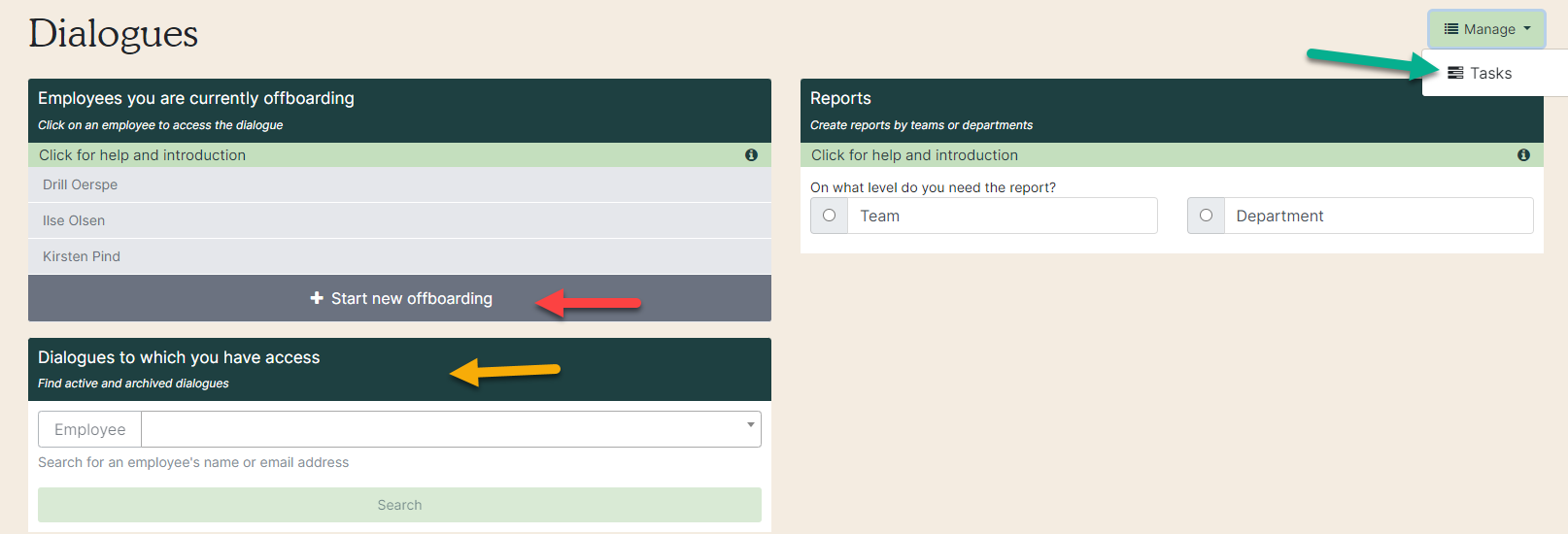 offboarding overview