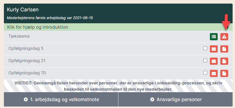 mismatch tjekliste